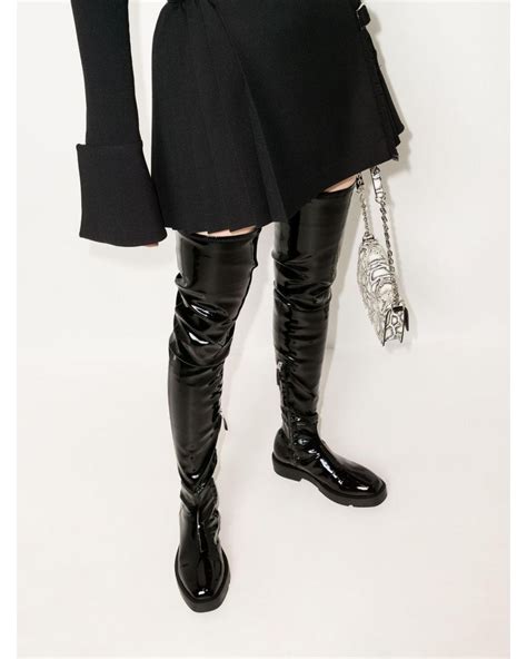 givenchy chain high heel boots|givenchy thigh high boots.